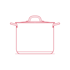 Objects Cooking Pots Outline Svg Vector, Free Vectors File